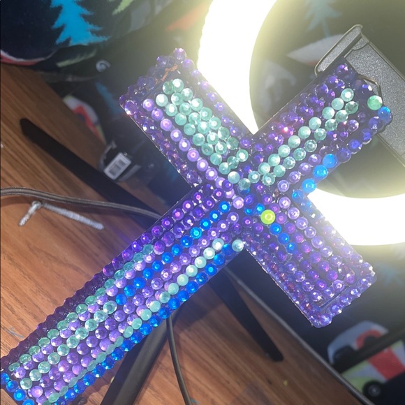 Decorative Rhinestone Phone Case - Multicolor - Picture 3 of 10